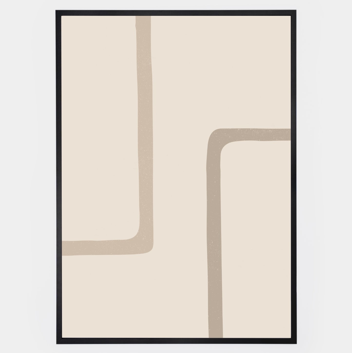 Boho poster with square geometric shapes No. 1
