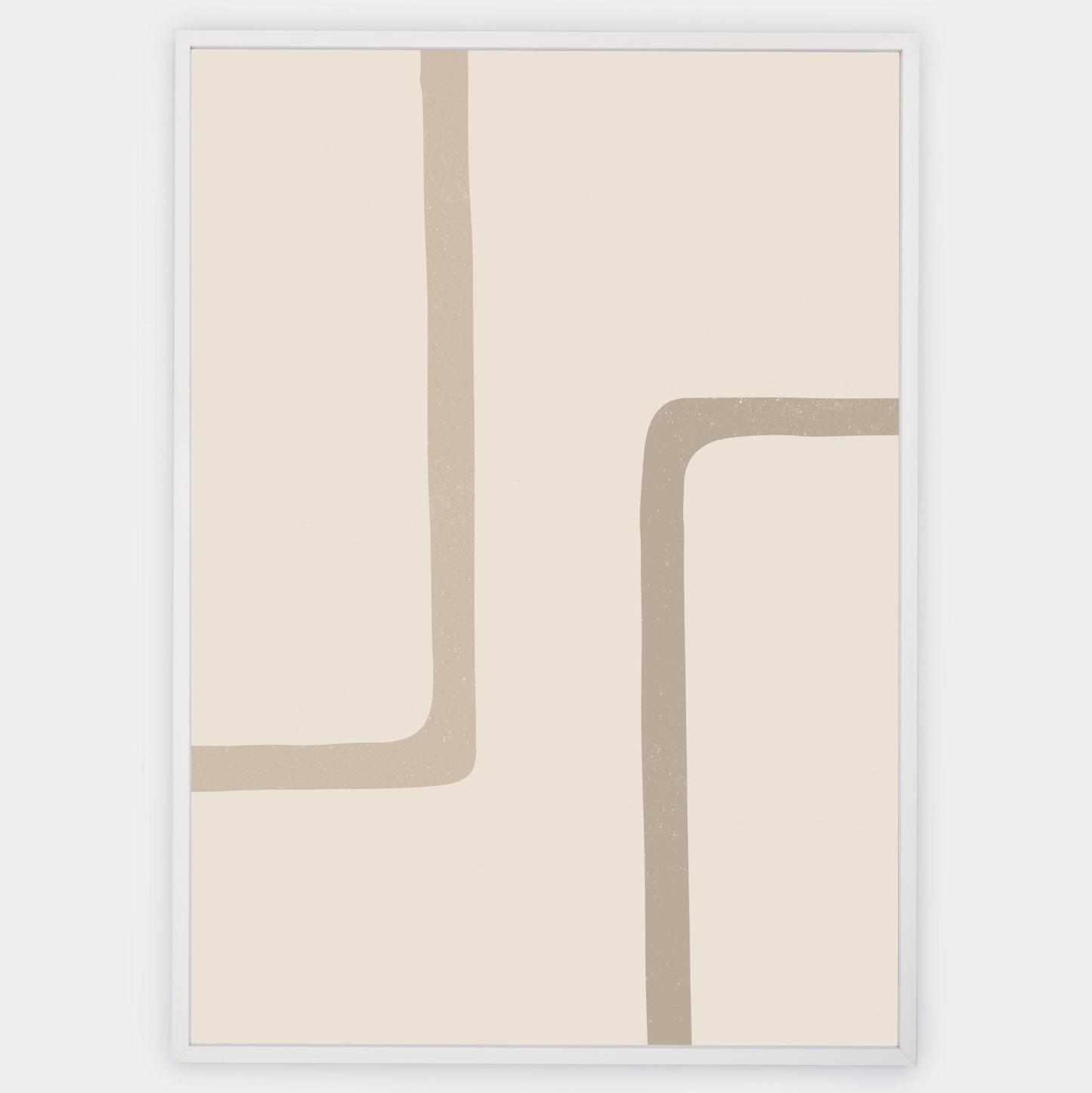 Boho poster with square geometric shapes No. 1