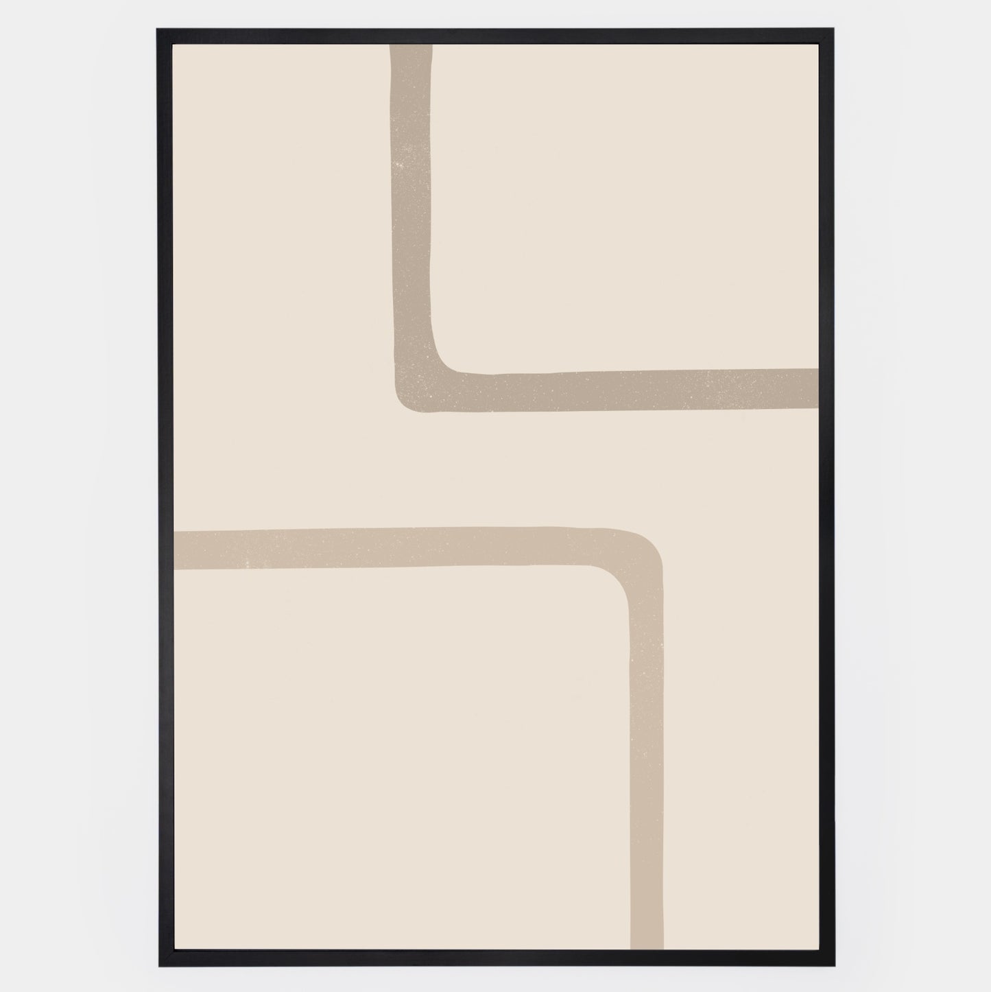 Boho poster with square geometric shapes No. 2