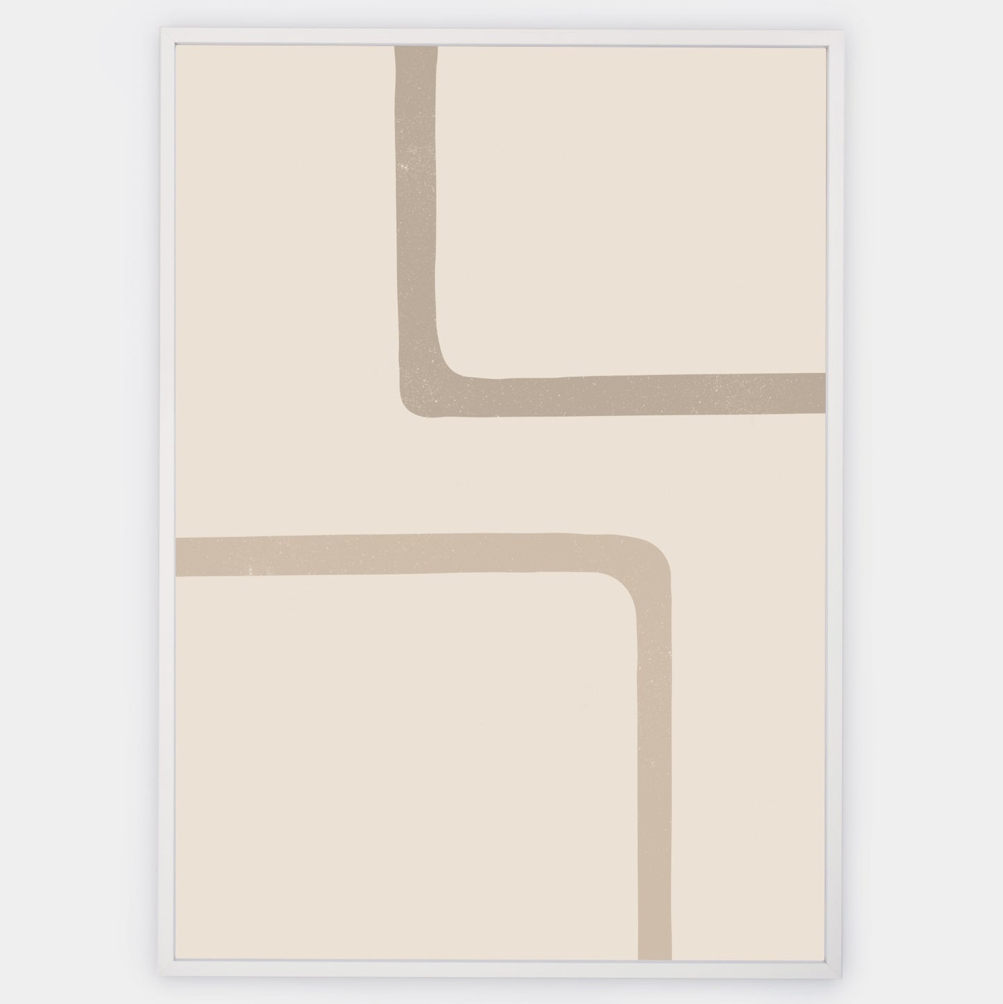 Boho poster with square geometric shapes No. 2