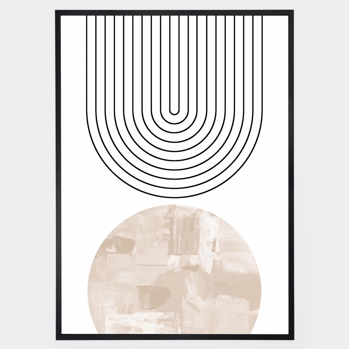 Boho Poster "Beige" 1