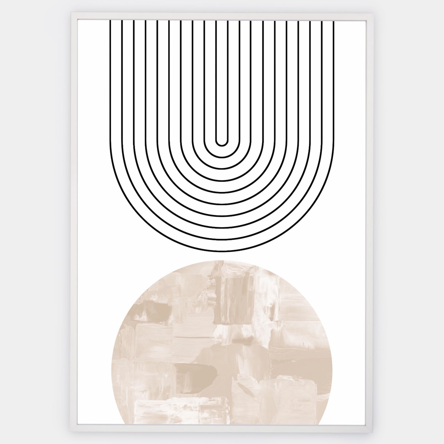 Boho Poster "Beige" 1