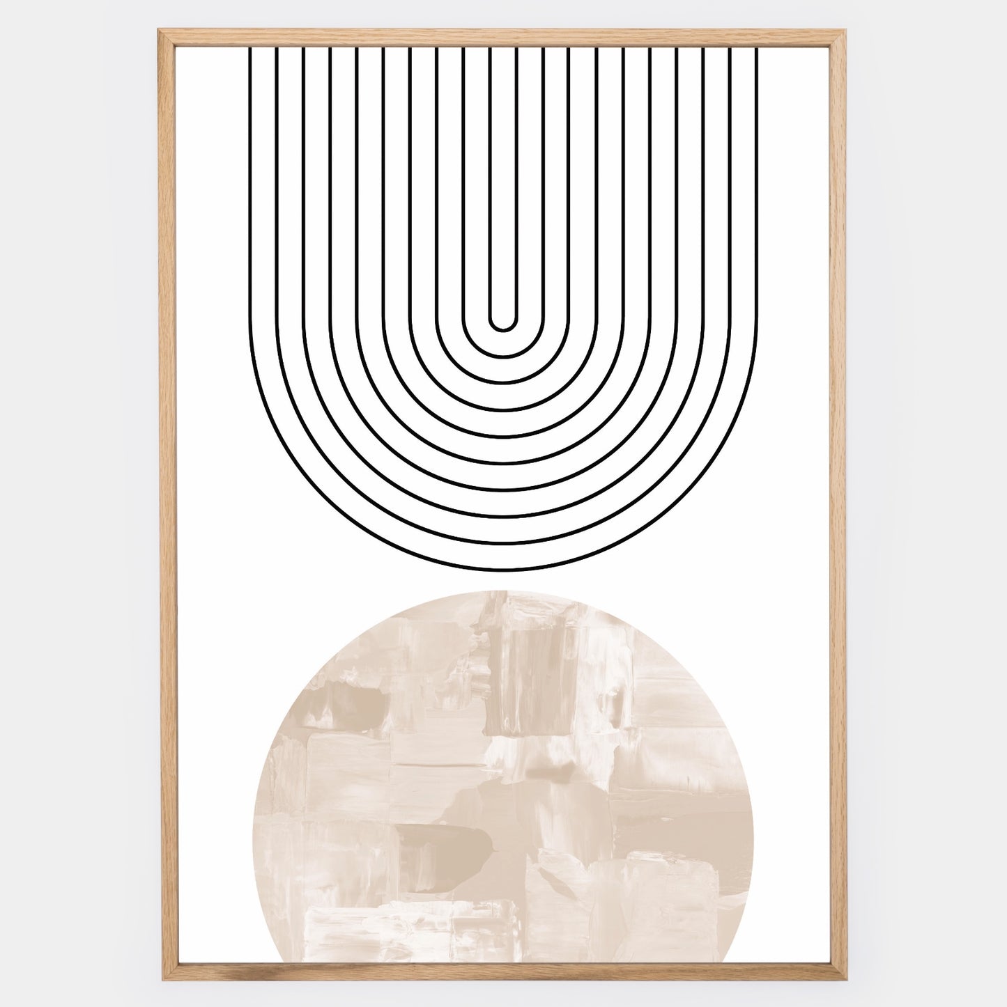 Boho Poster "Beige" 1