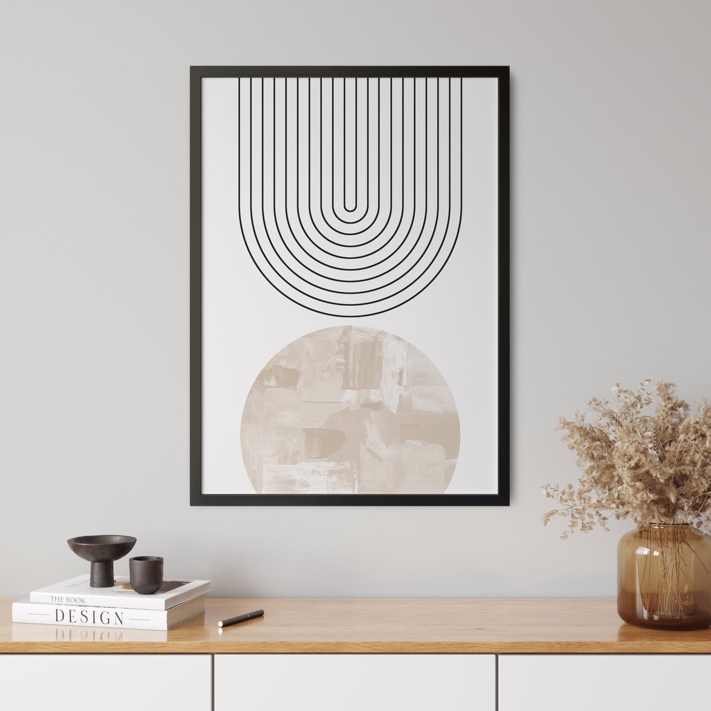 Boho Poster "Beige" 1