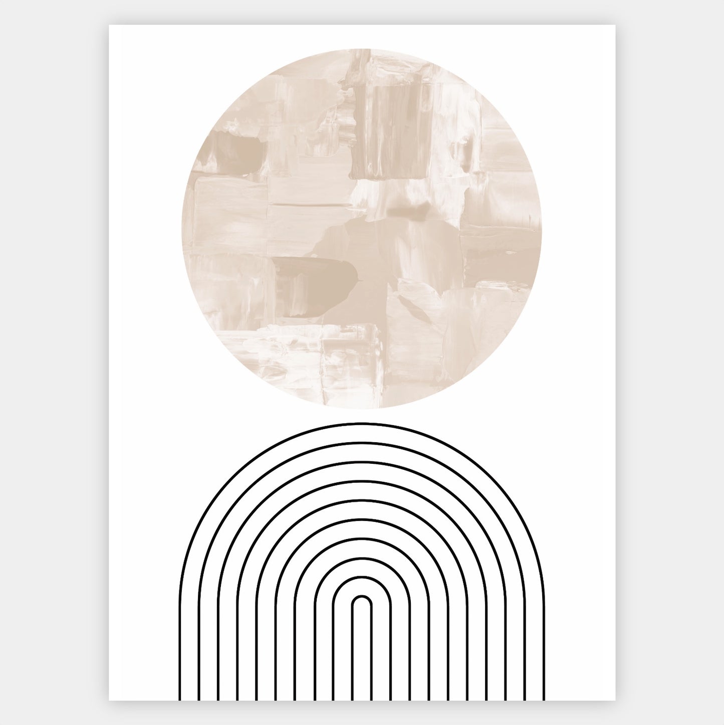 Boho Poster "Beige" 3