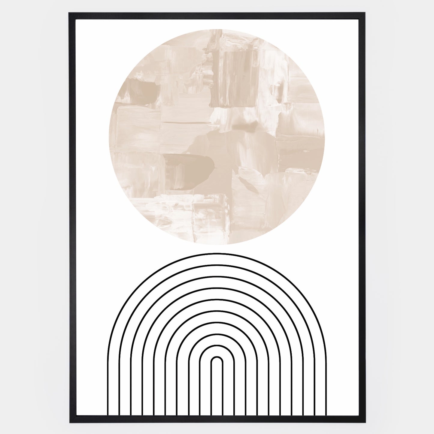 Boho Poster "Beige" 3