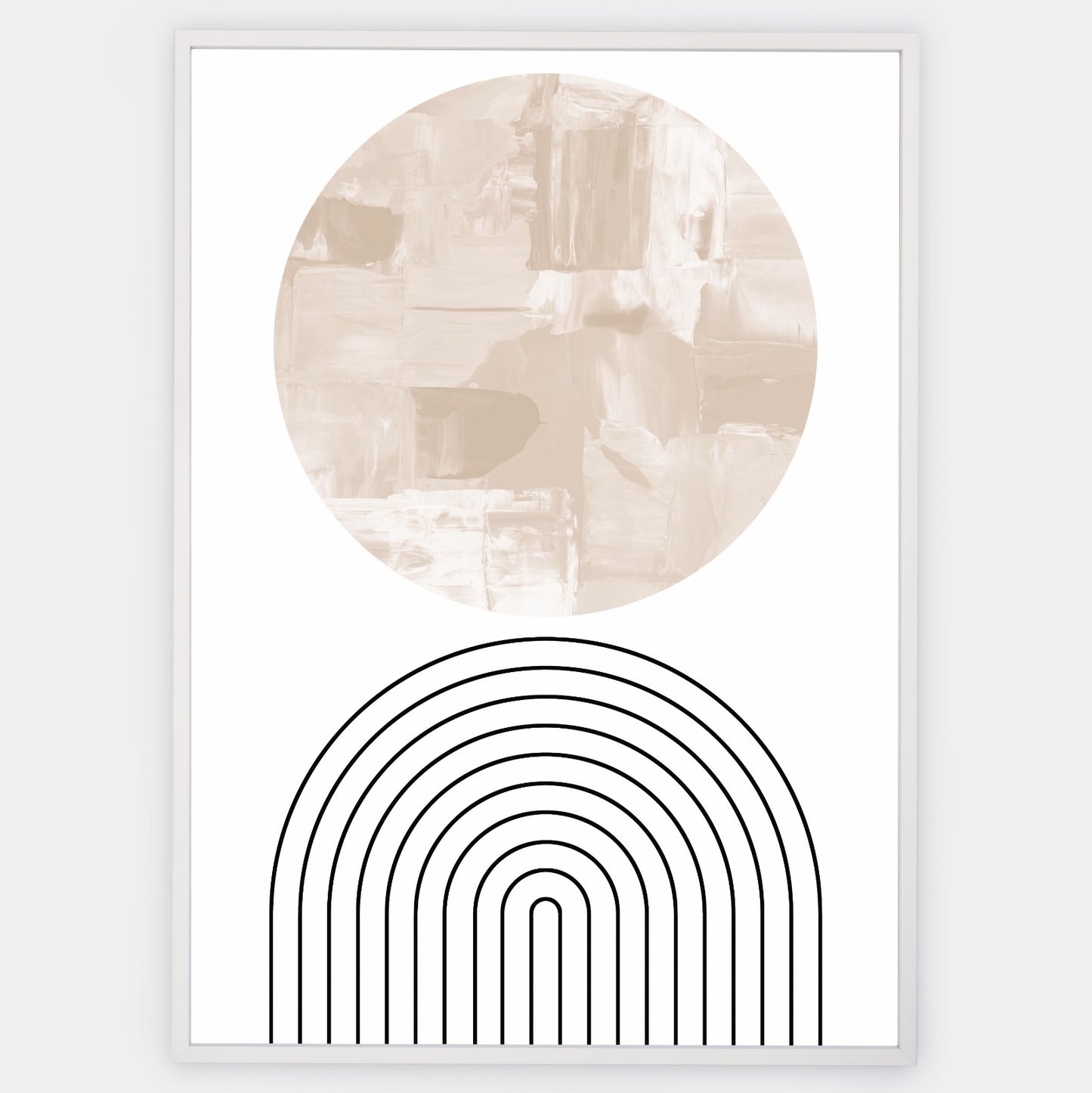 Boho Poster "Beige" 3