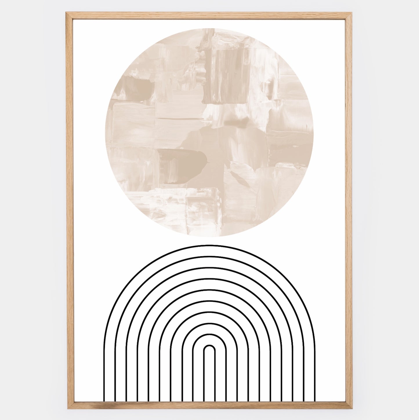 Boho Poster "Beige" 3