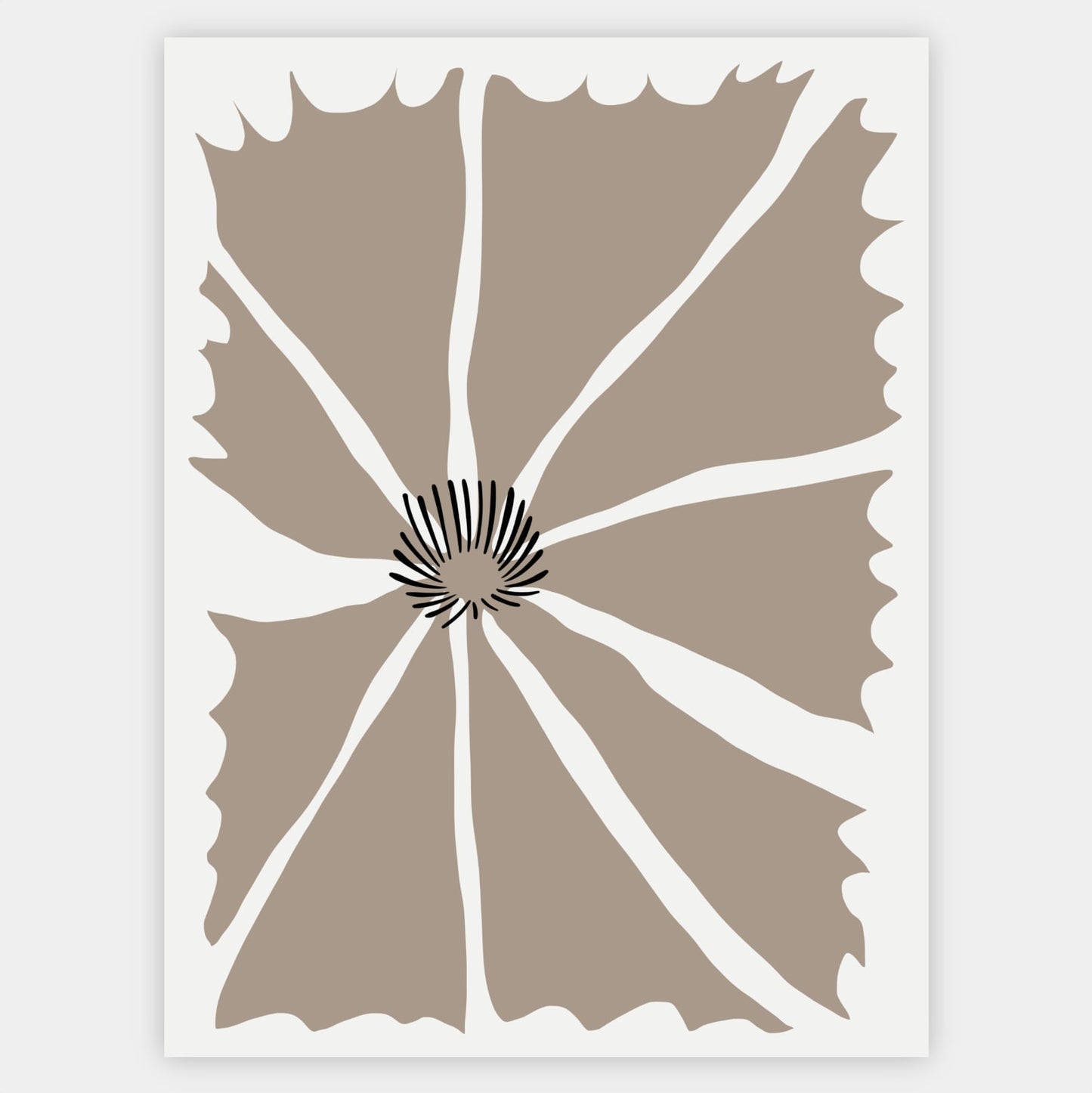 Boho Poster "Flower head" No. 1
