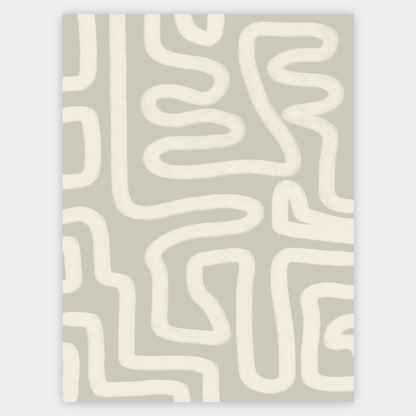 Boho Poster "Maze" No. 1