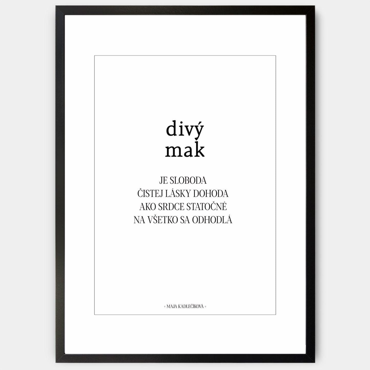 Wild Poppy poster + text