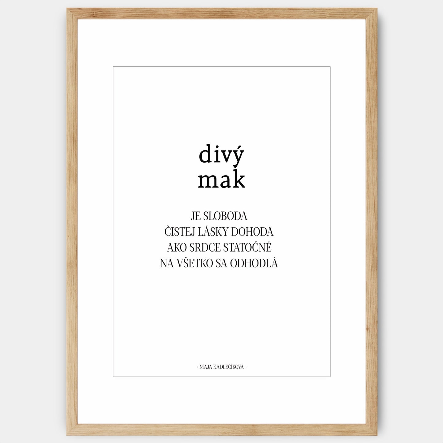 Wild Poppy poster + text