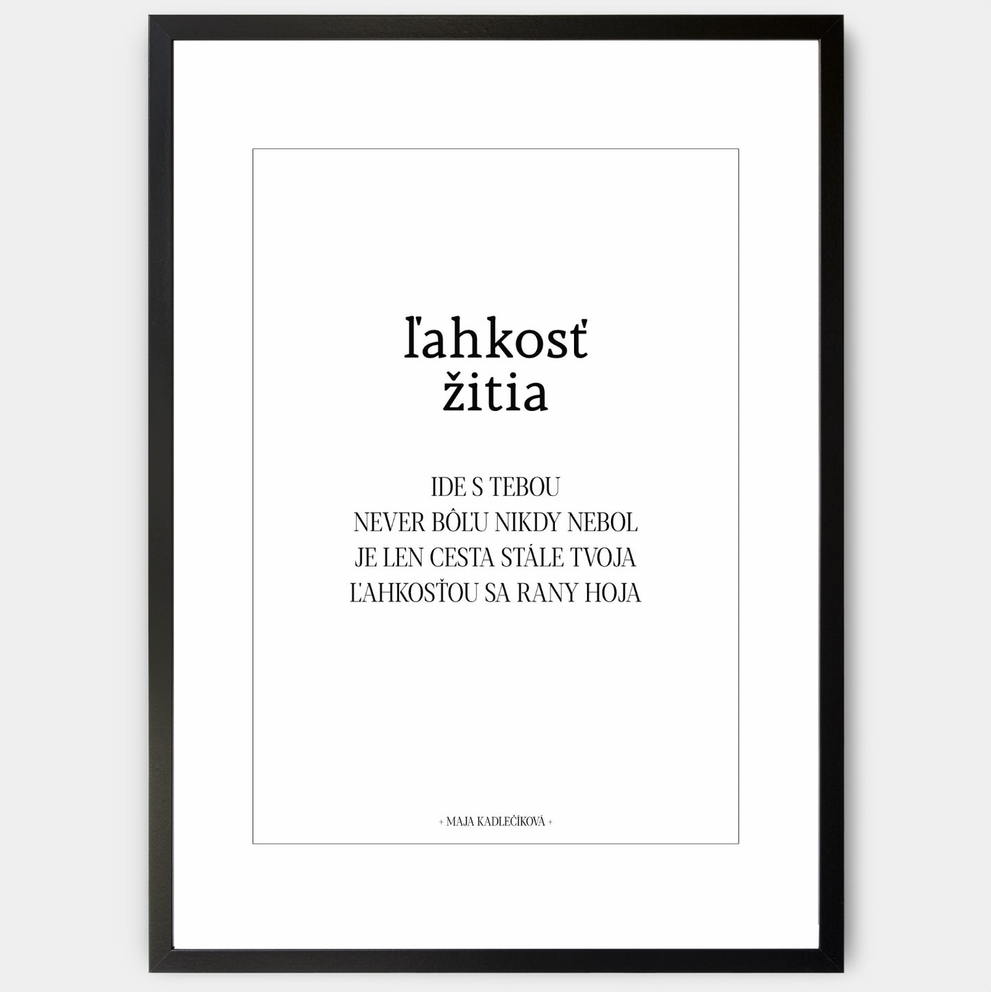 Poster Lightness + text