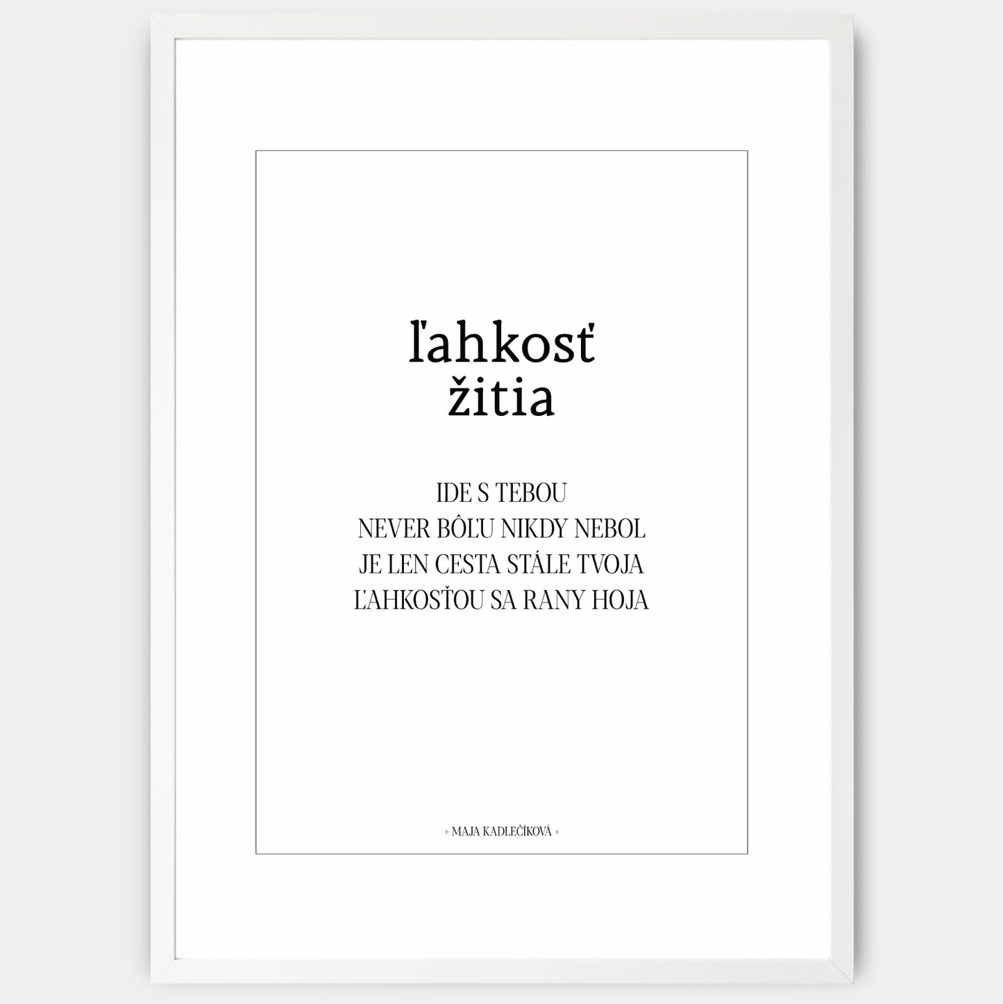 Poster Lightness + text
