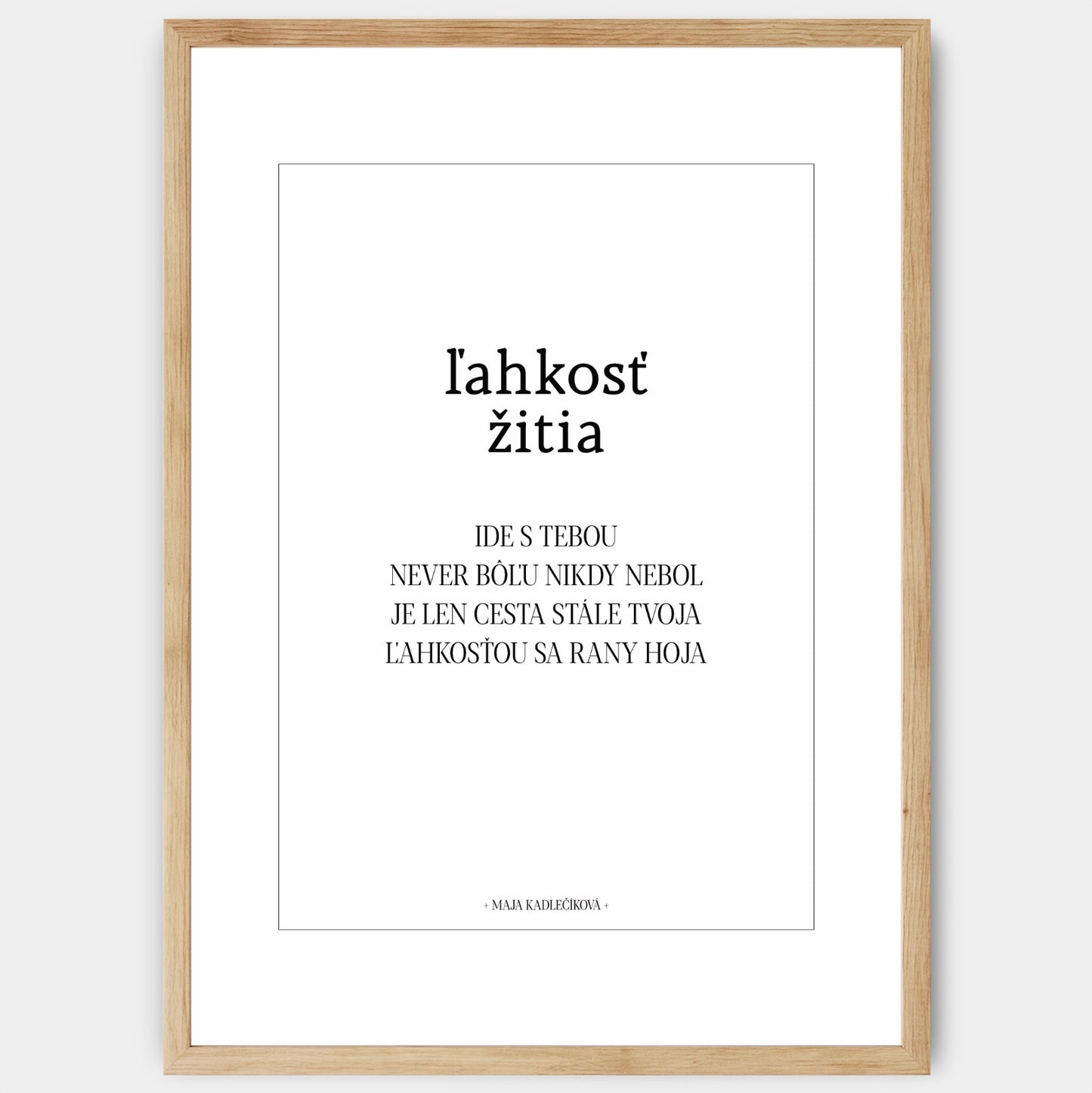 Poster Lightness + text