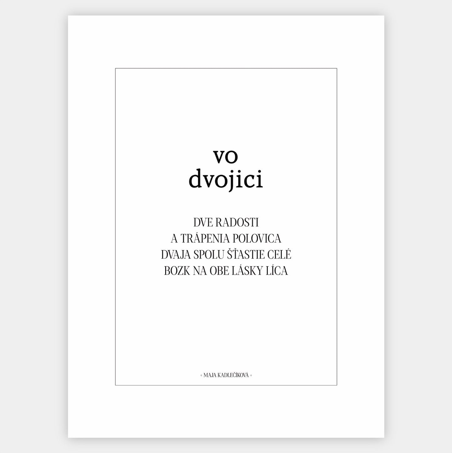 Poster In pairs + text
