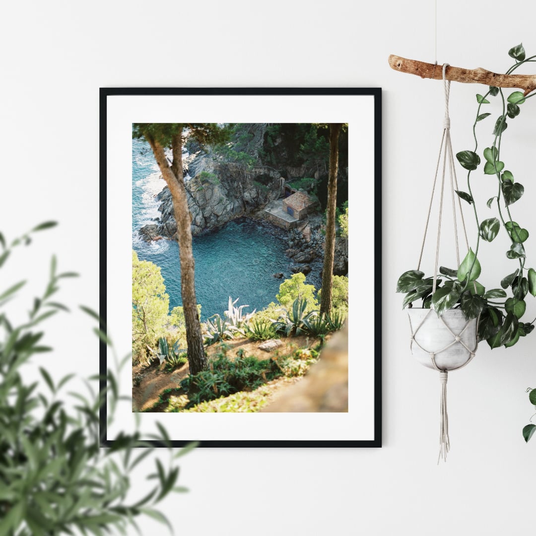 View of the sea cliff poster