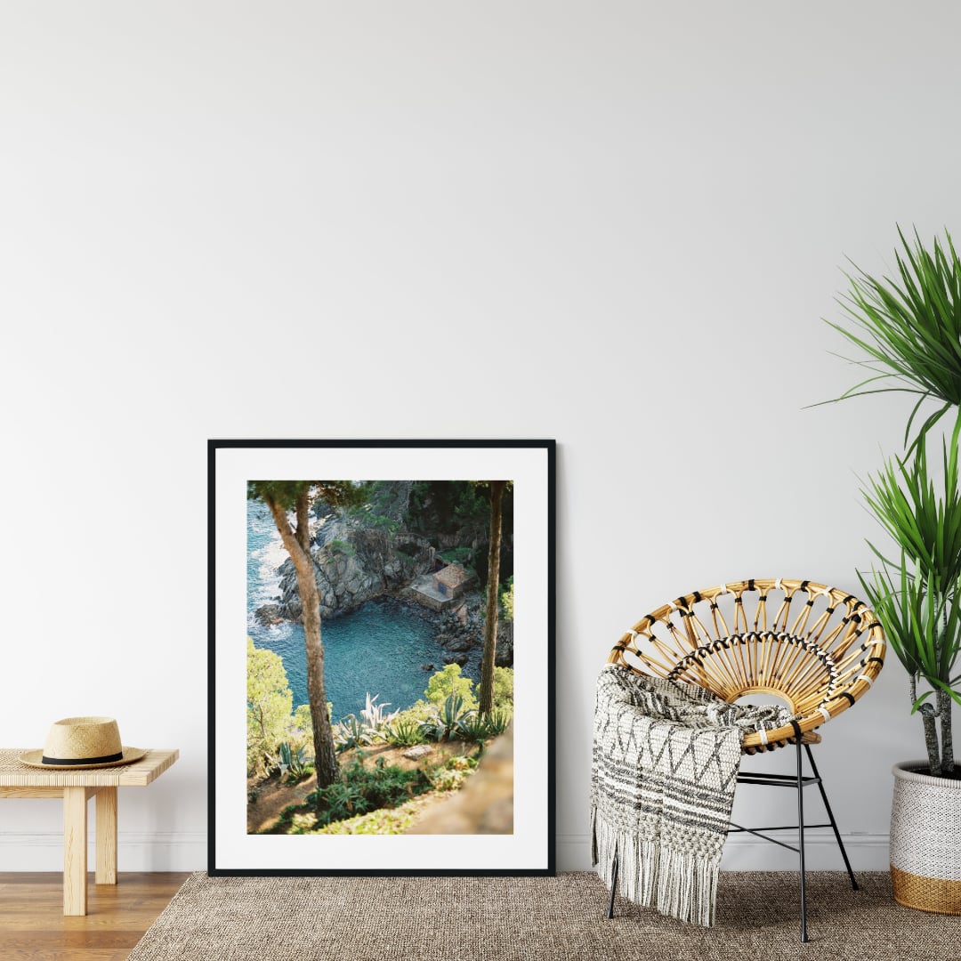 View of the sea cliff poster