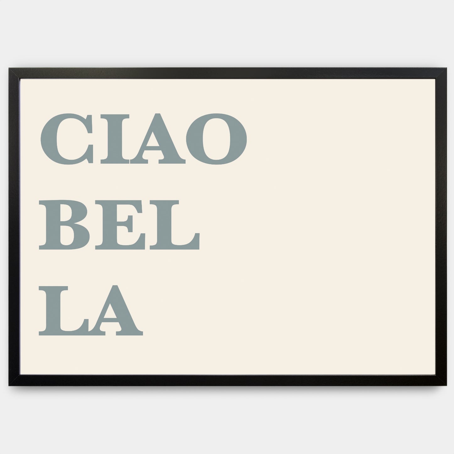 Poster CIAO BEL LA