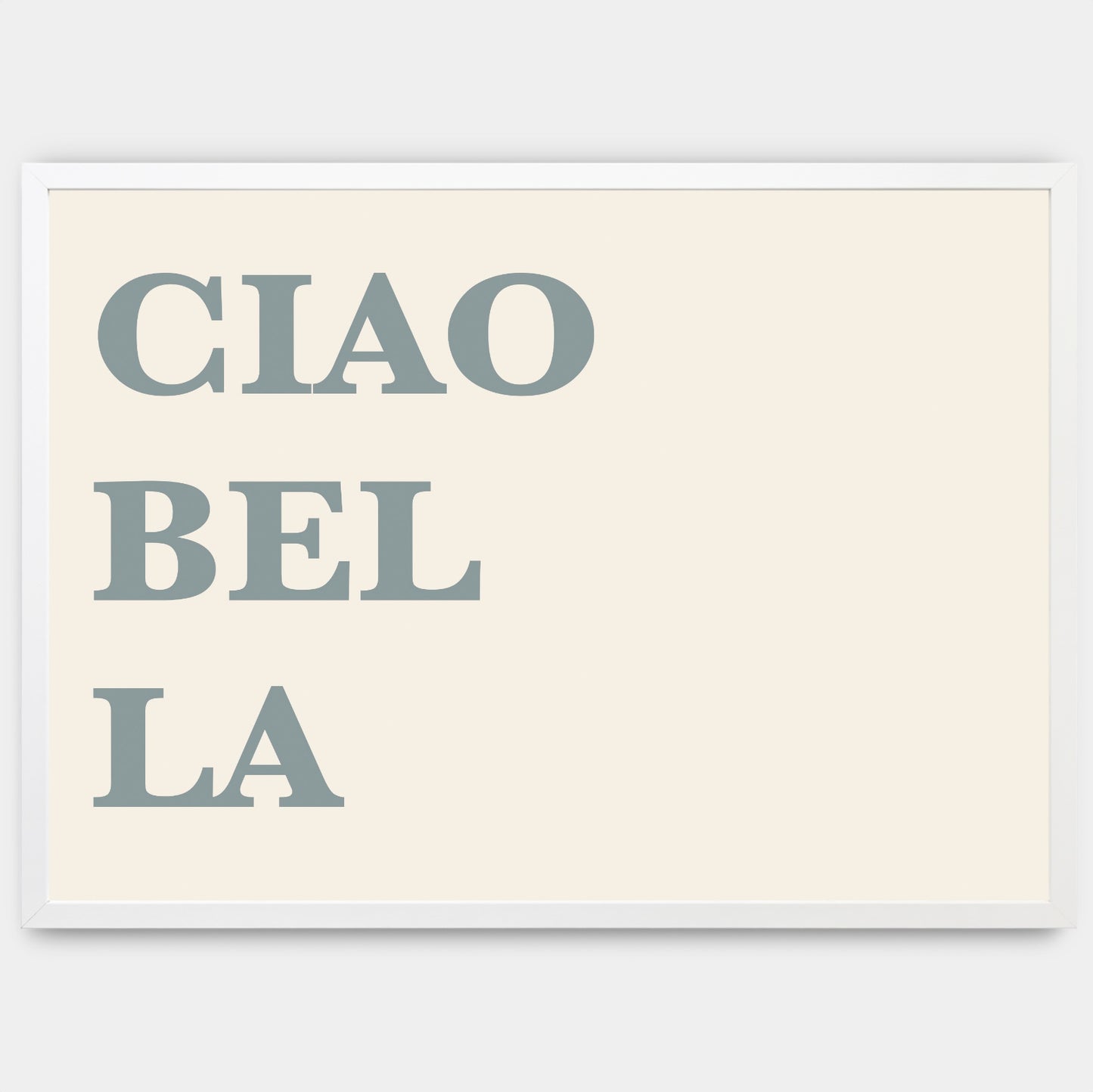 Poster CIAO BEL LA