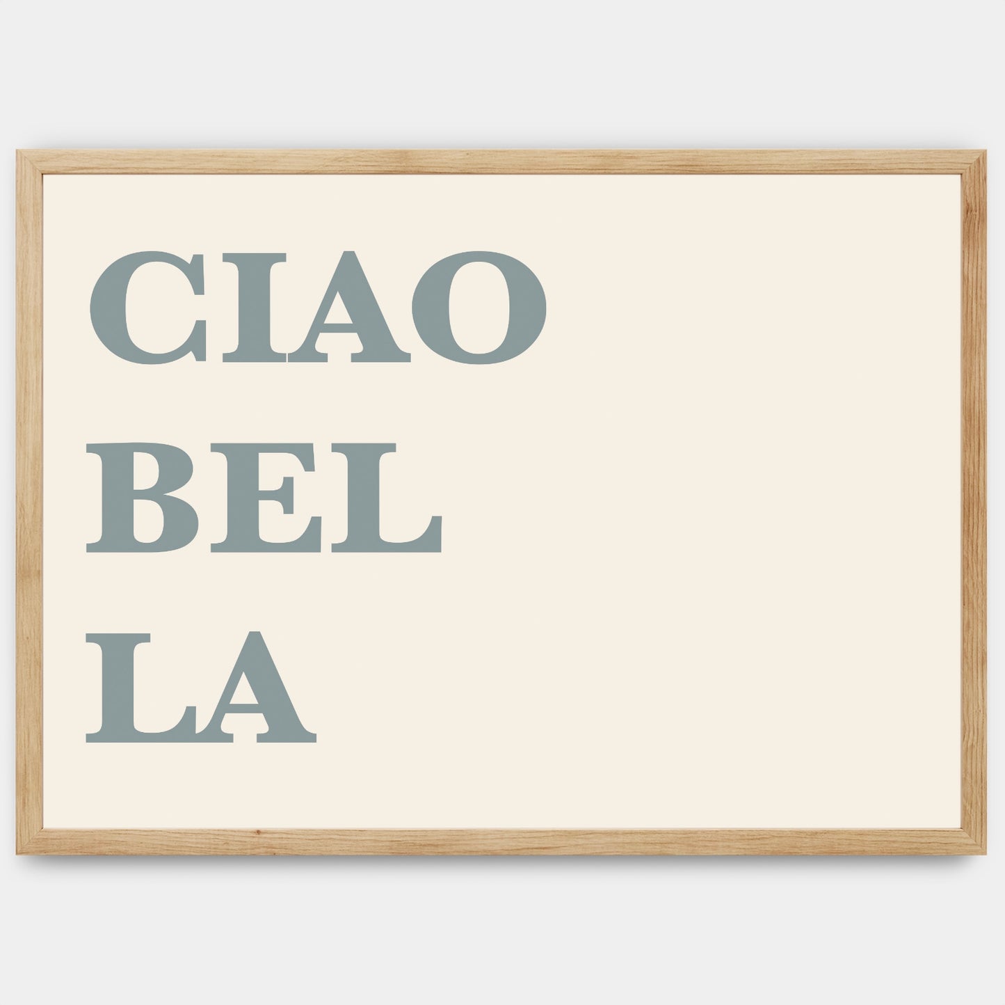 Poster CIAO BEL LA