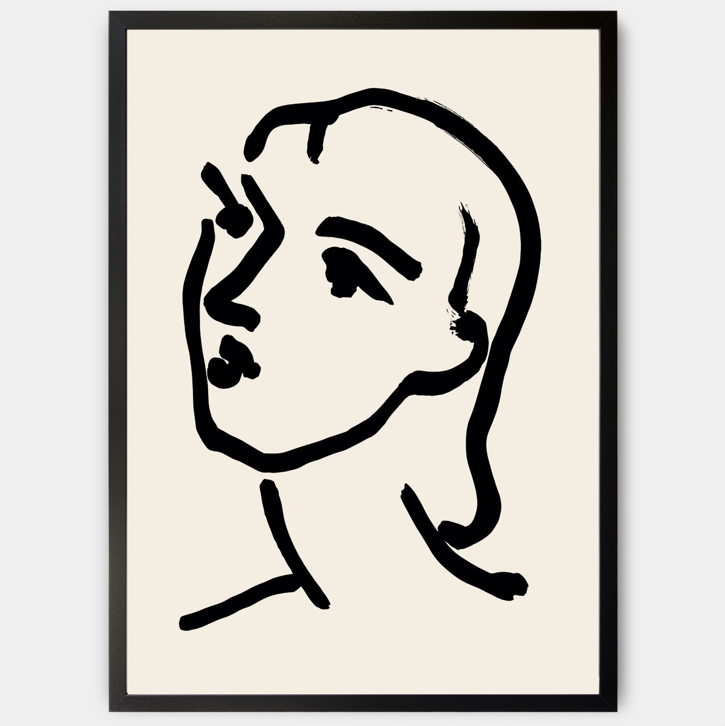 Head in Black Poster | Matisse