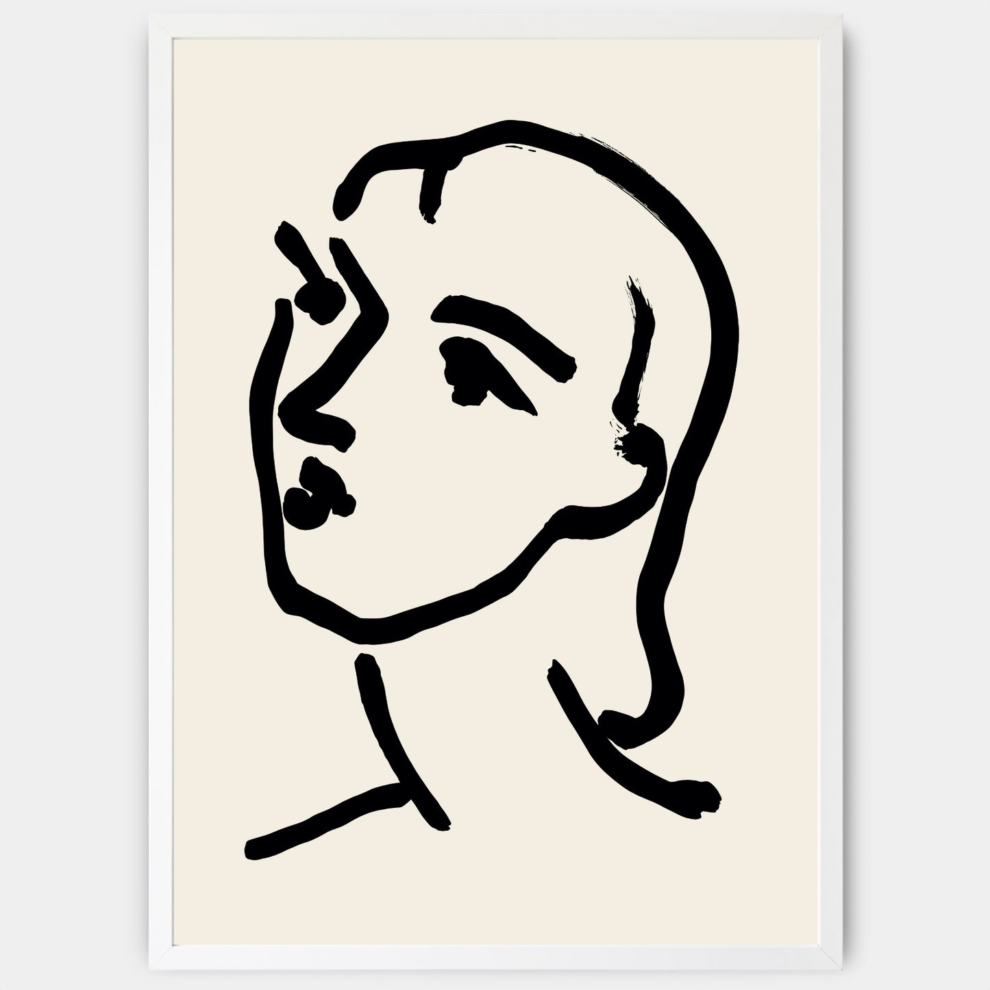 Head in Black Poster | Matisse
