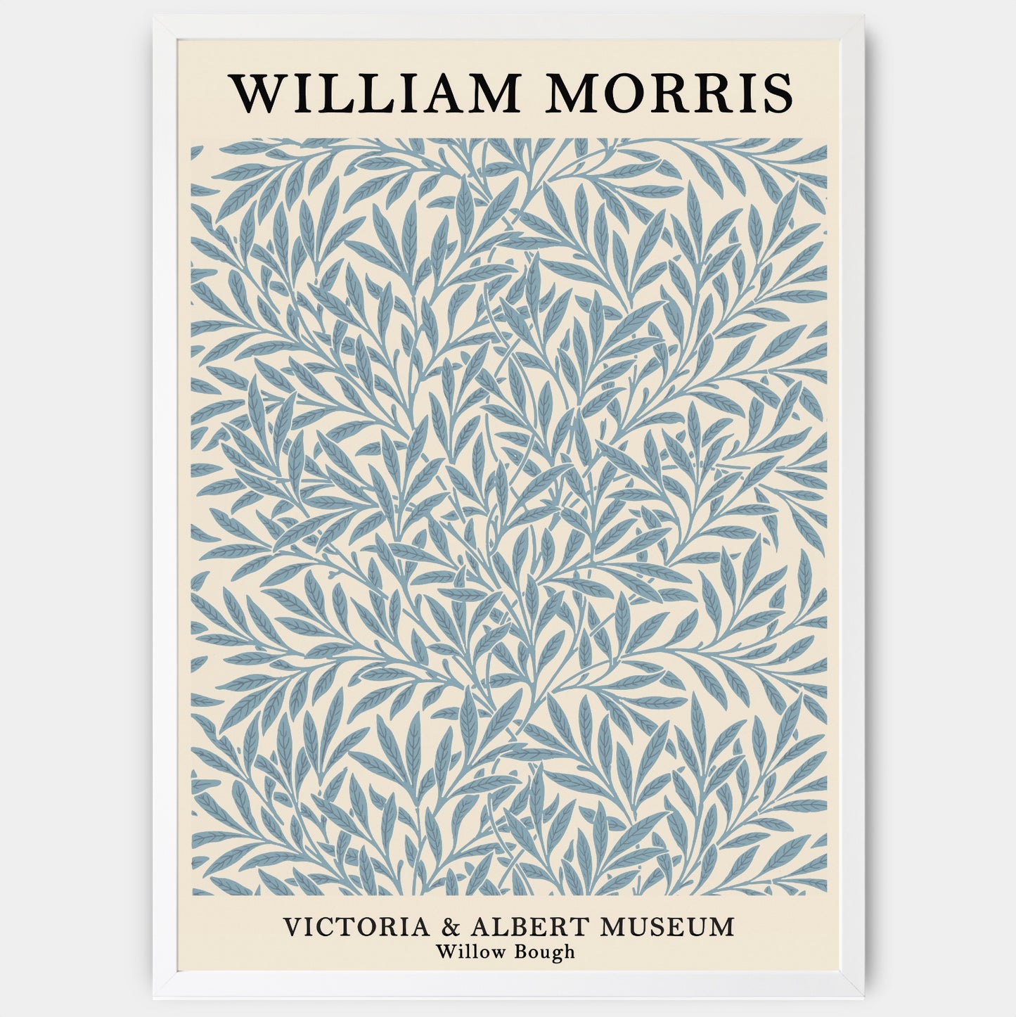 Willow Bough in Blue Poster | William Morris
