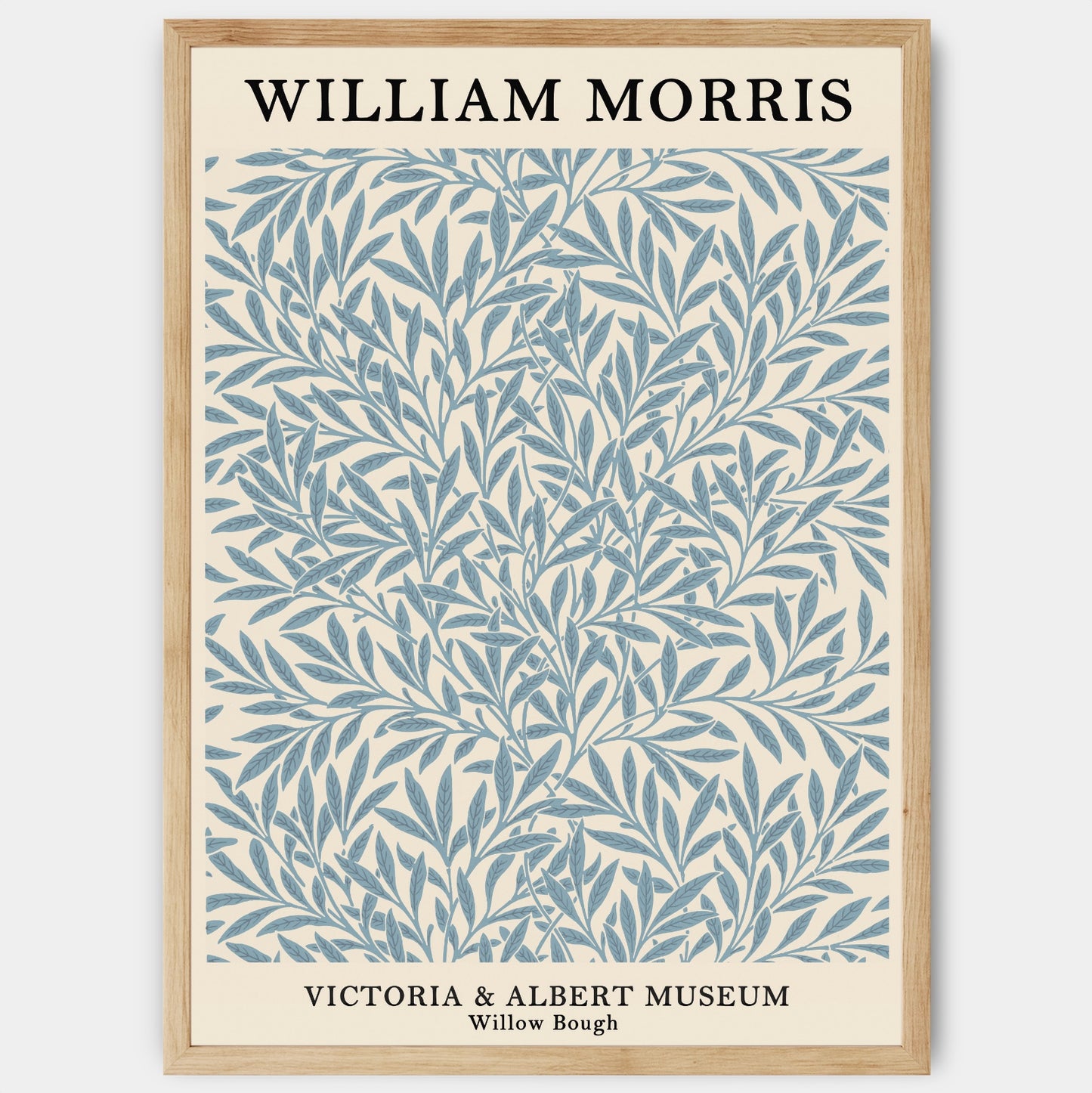 Willow Bough in Blue Poster | William Morris