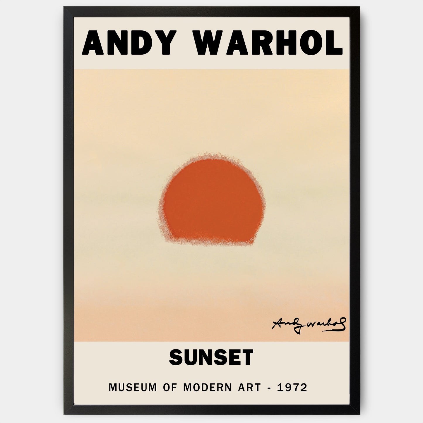 Sunset Poster | Andy Warhol