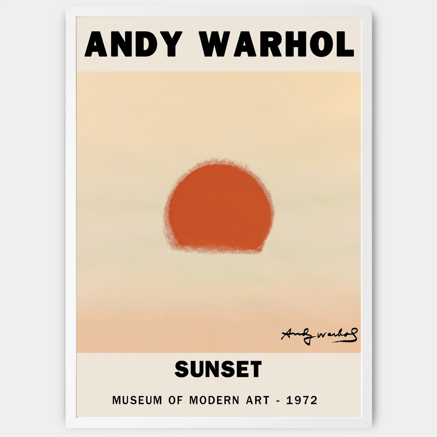 Sunset Poster | Andy Warhol