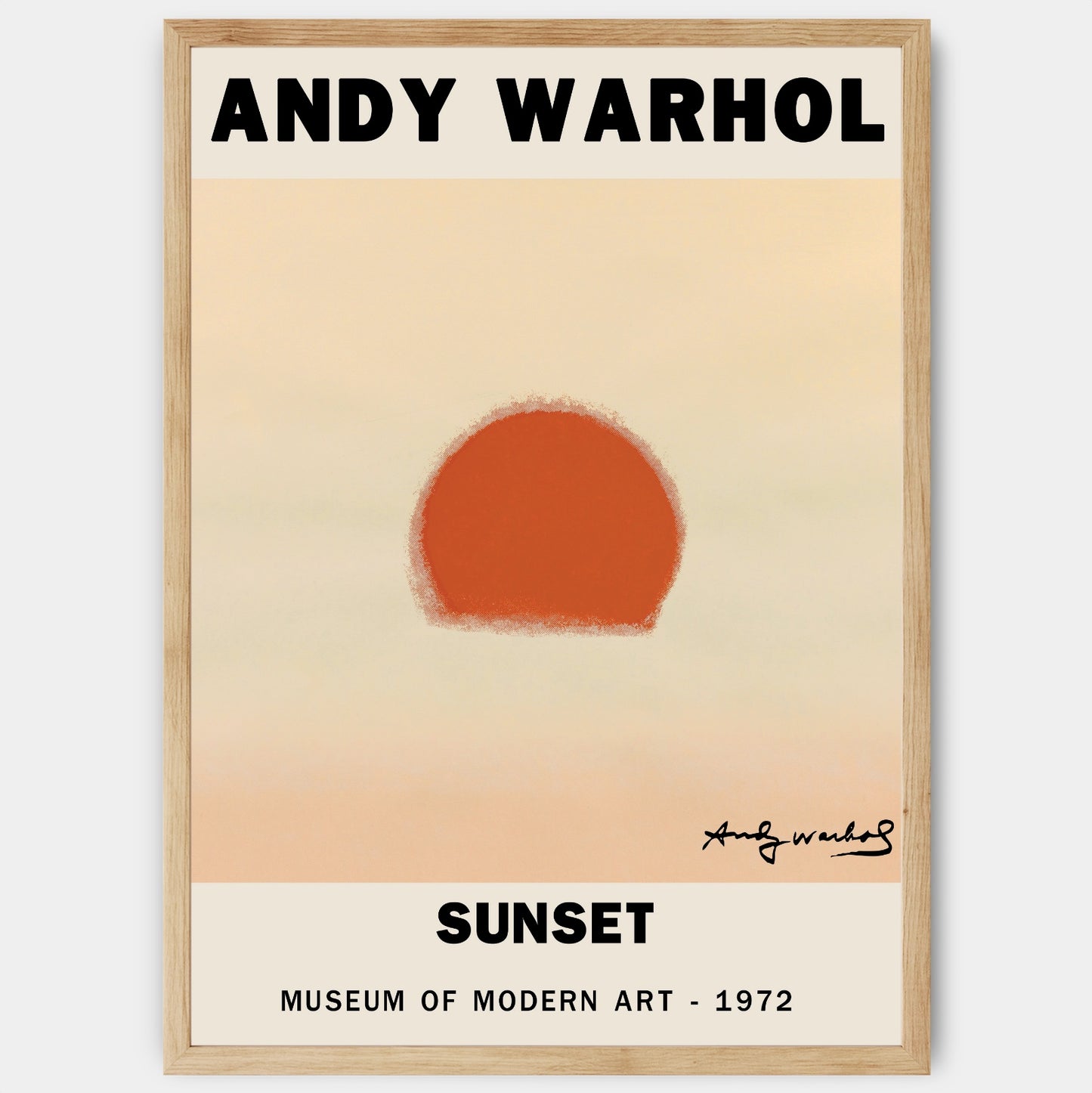 Sunset Poster | Andy Warhol