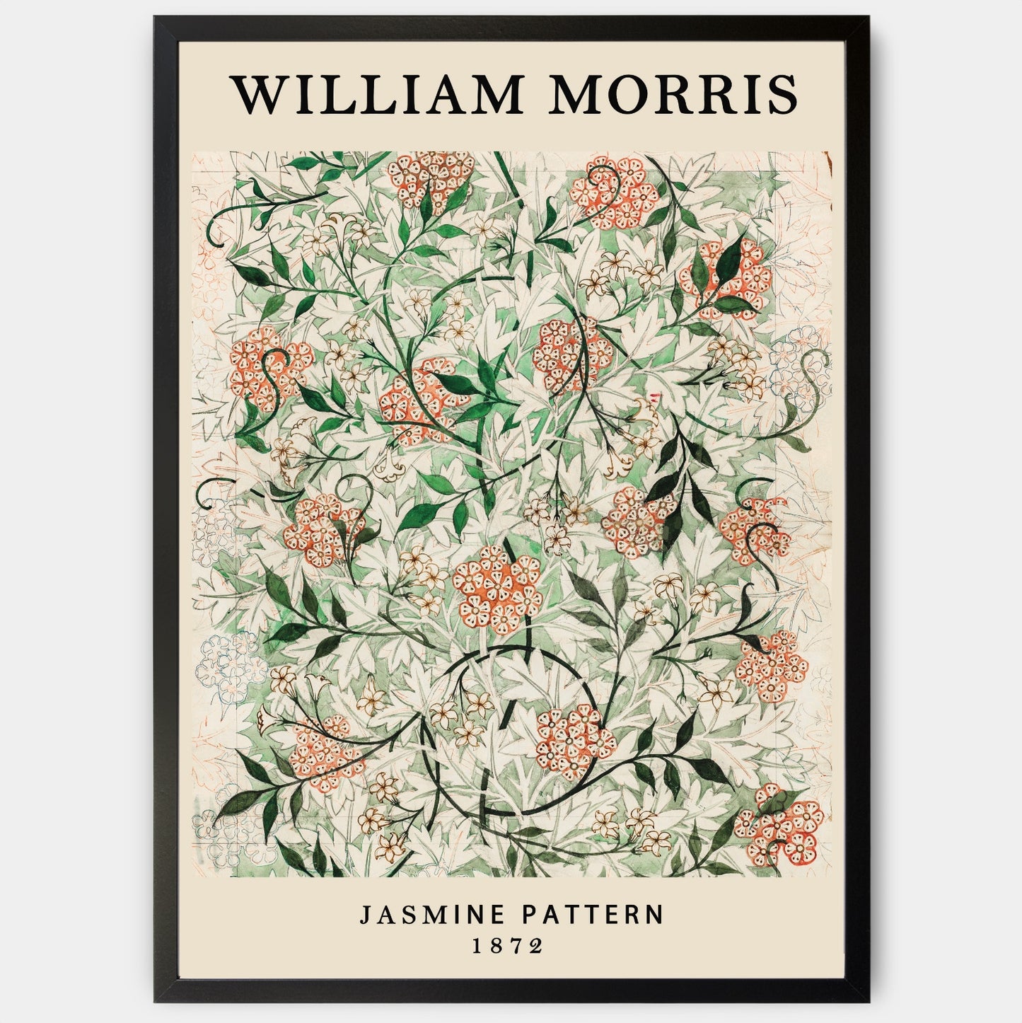Jasmine Pattern Poster | William Morris