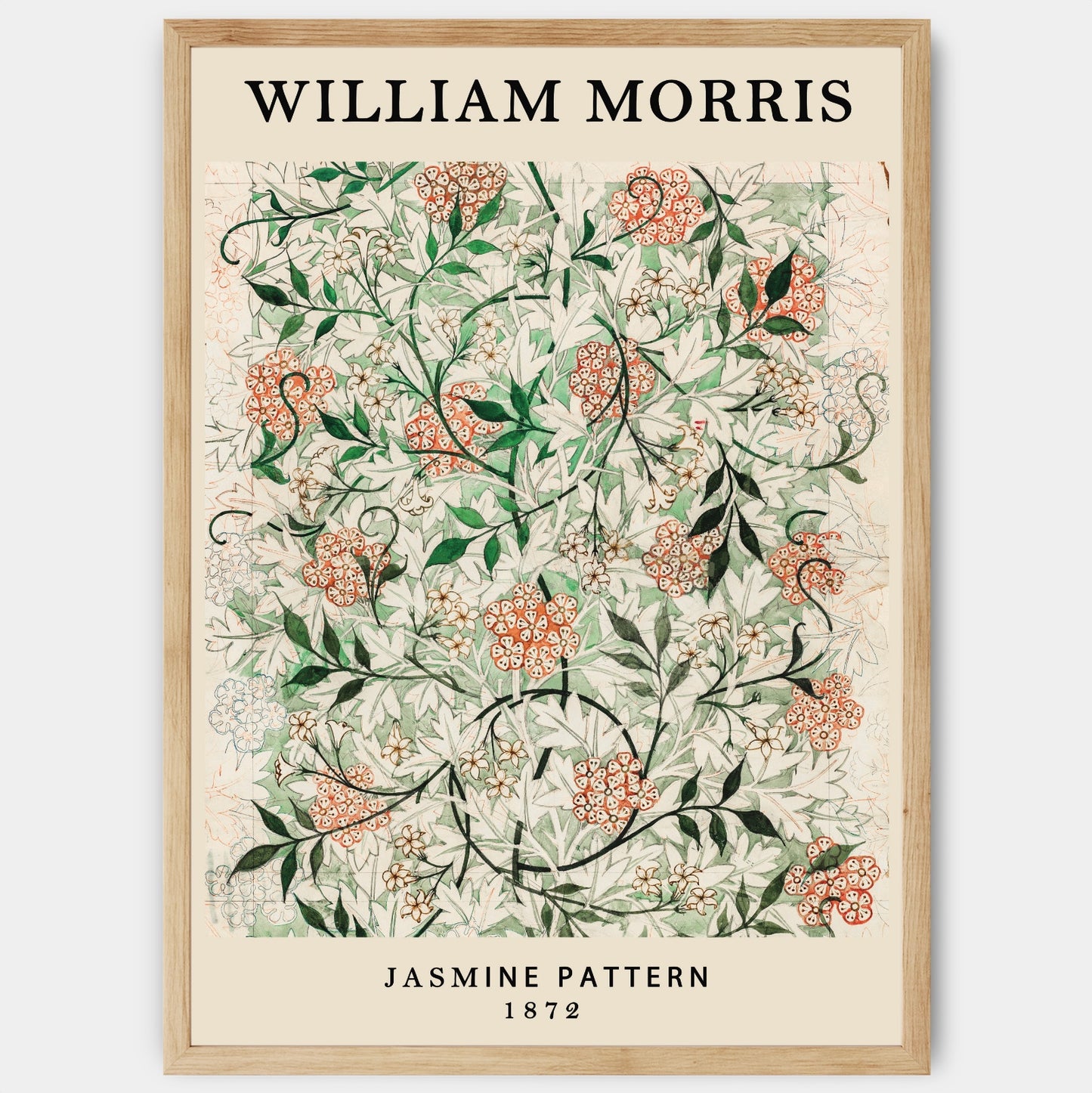 Jasmine Pattern Poster | William Morris