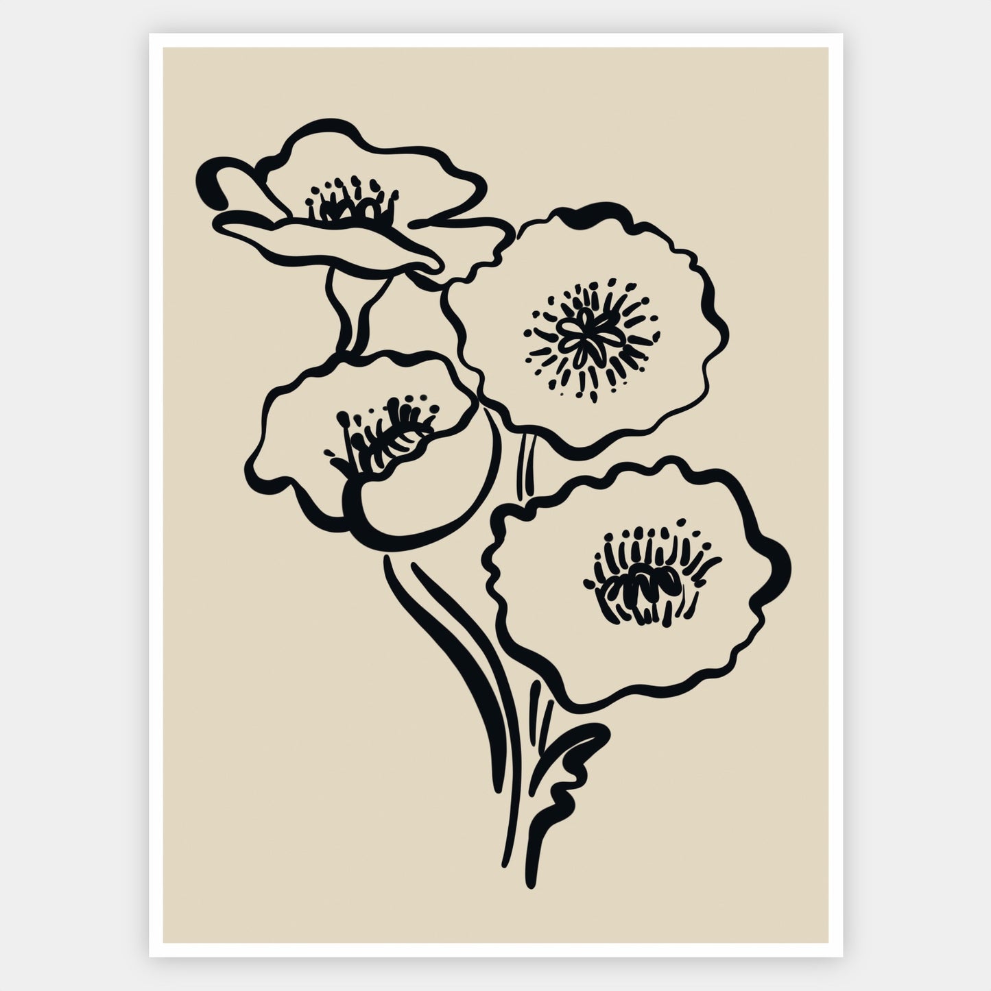 Poppies poster