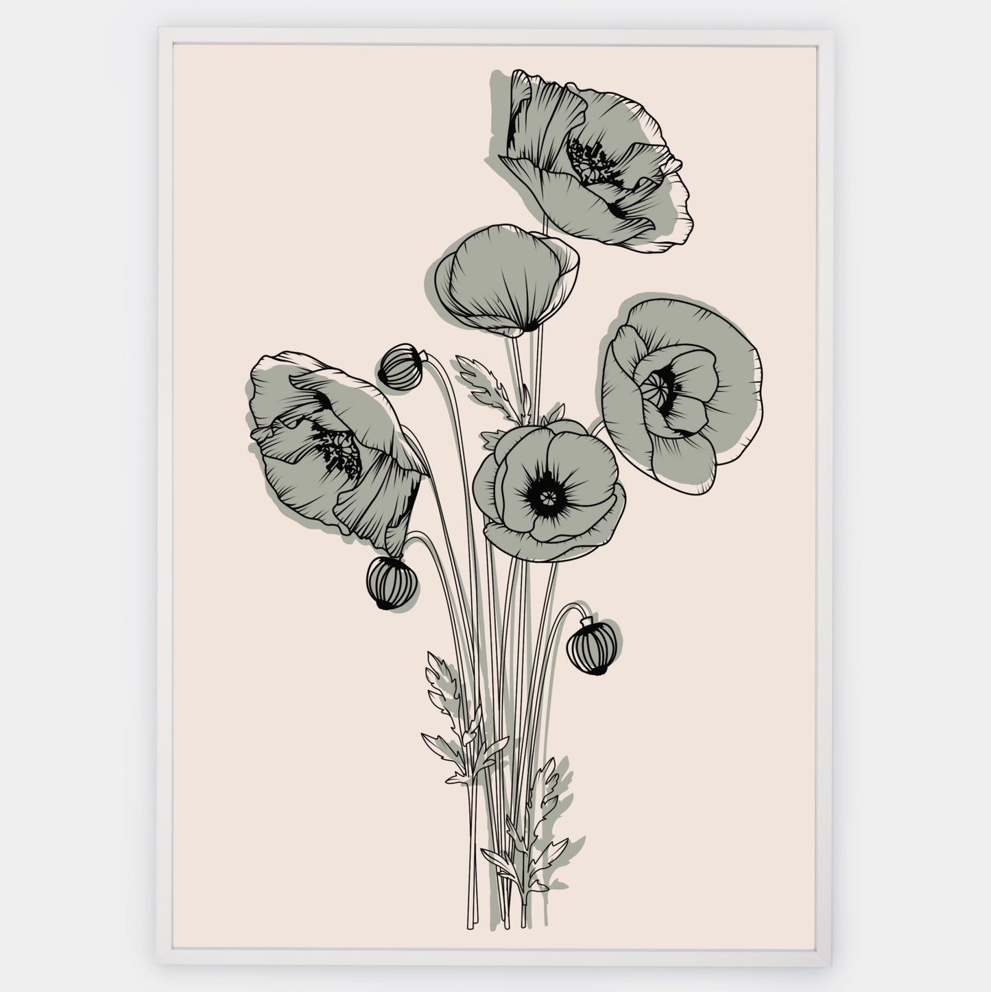 Poppy Flower Poster
