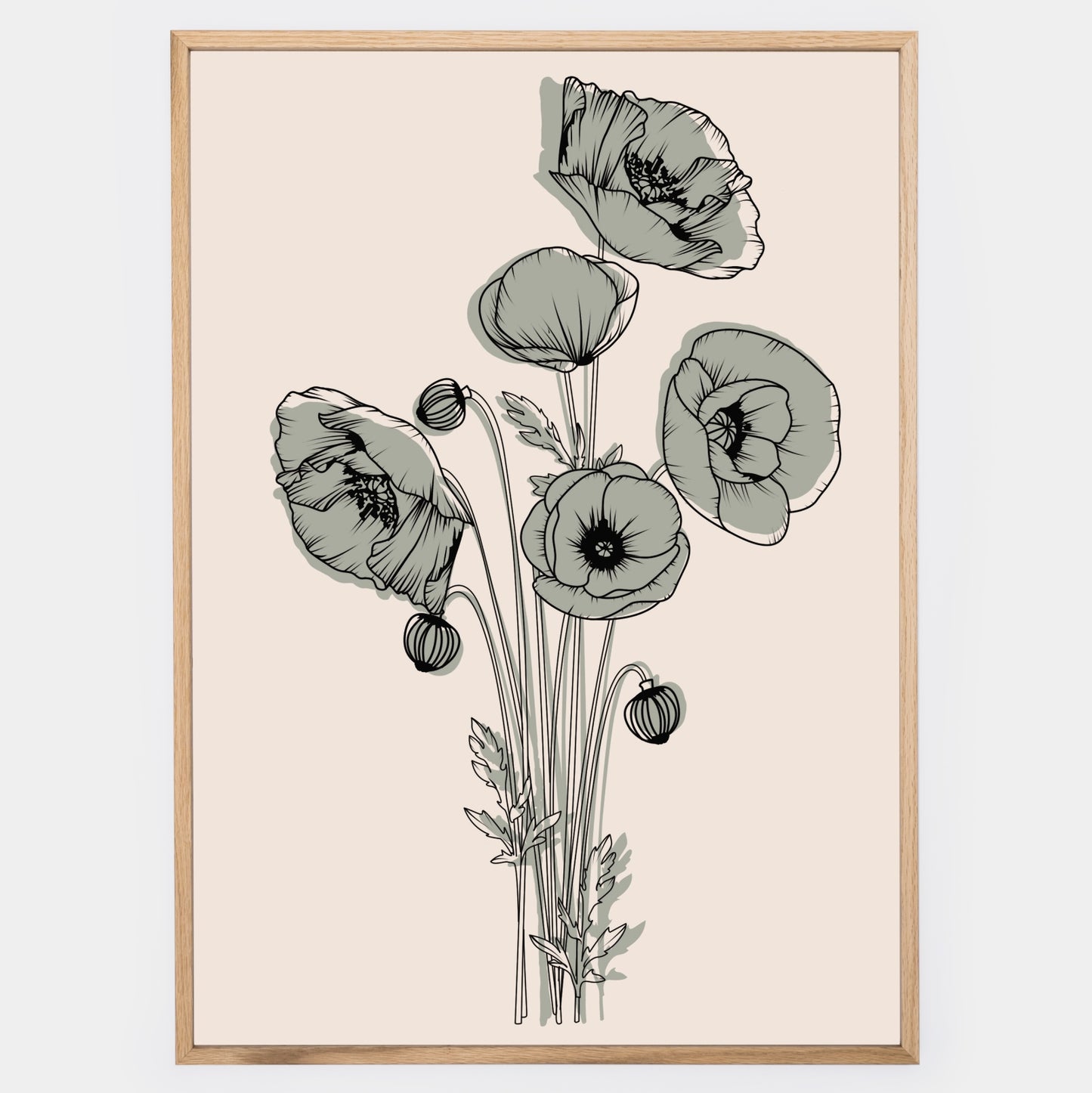 Poppy Flower Poster