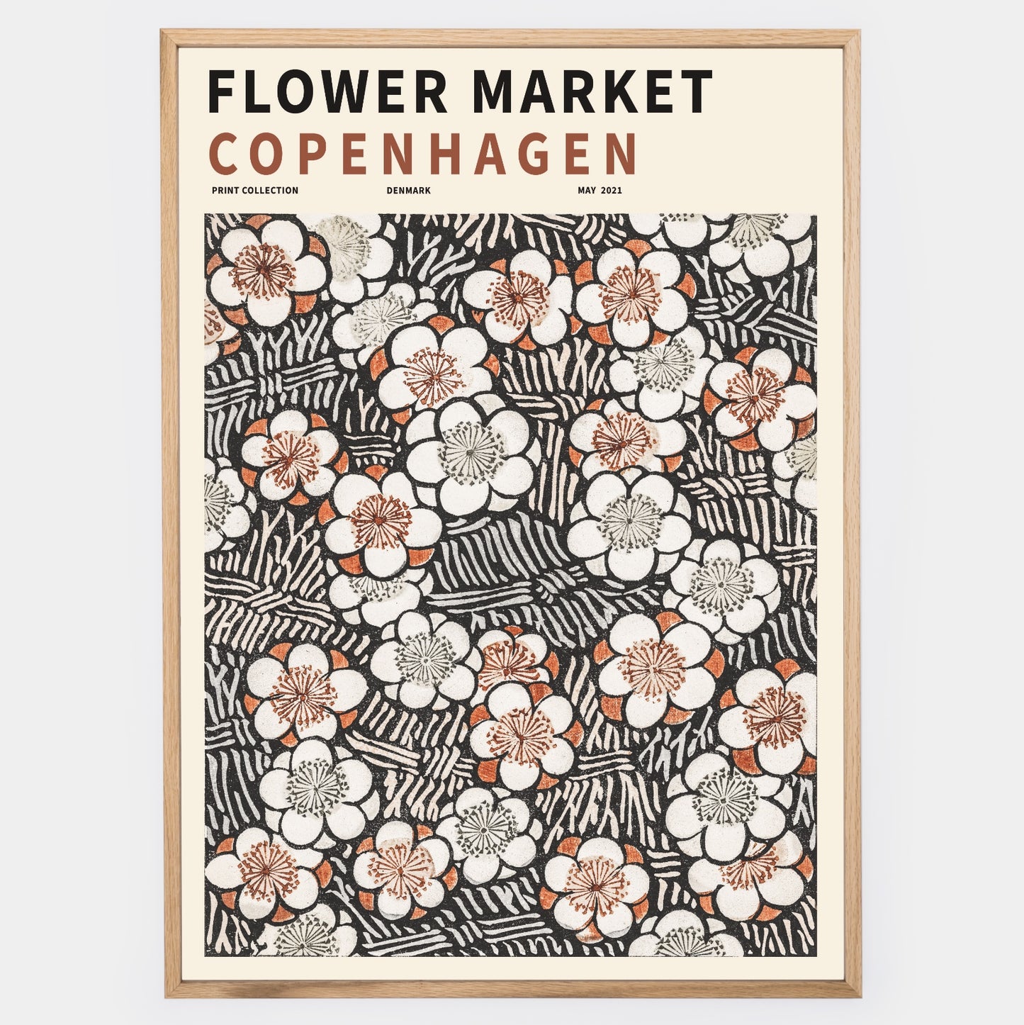 Flower Market Copenhagen poster
