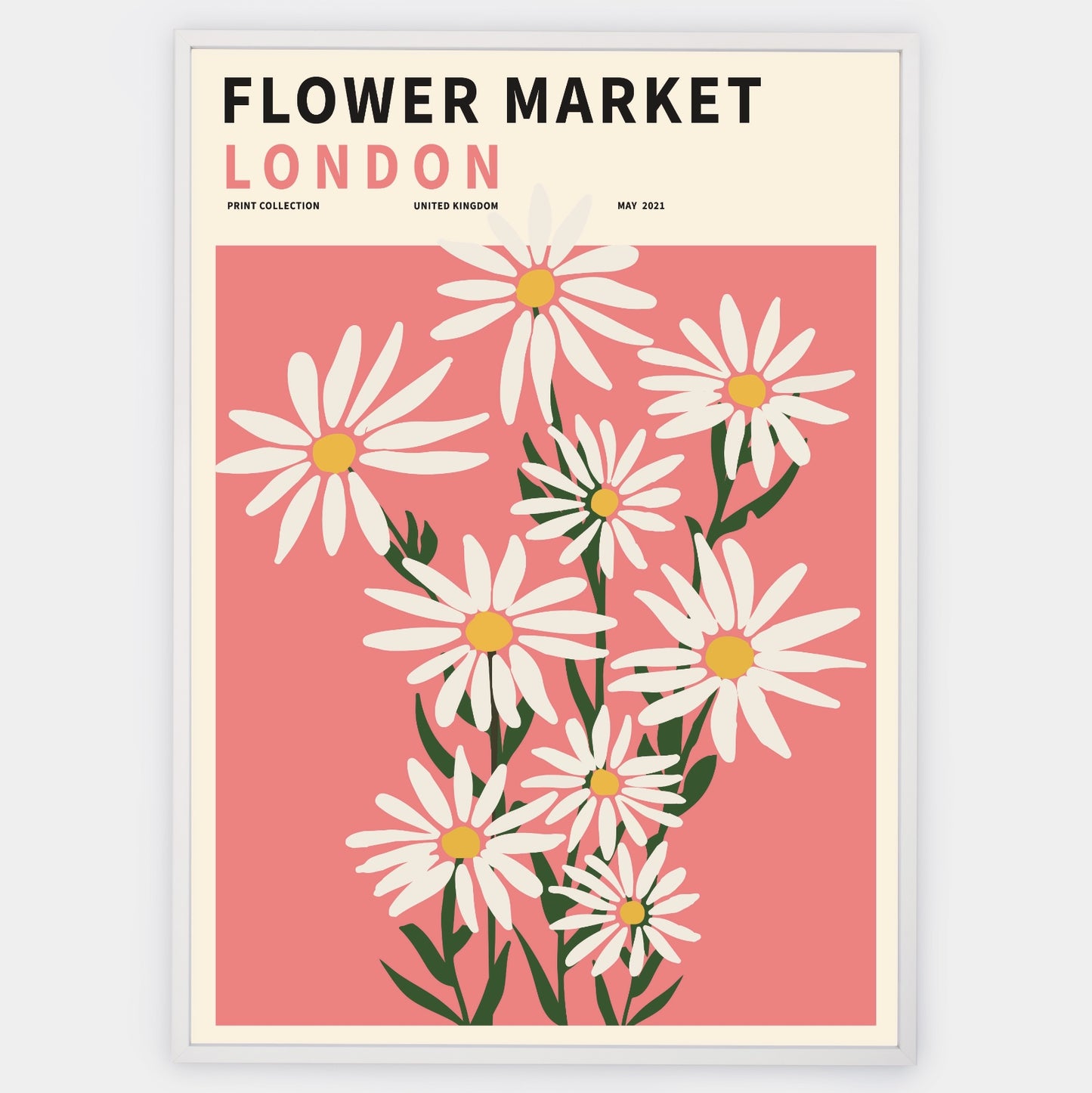 Flower Market London poster