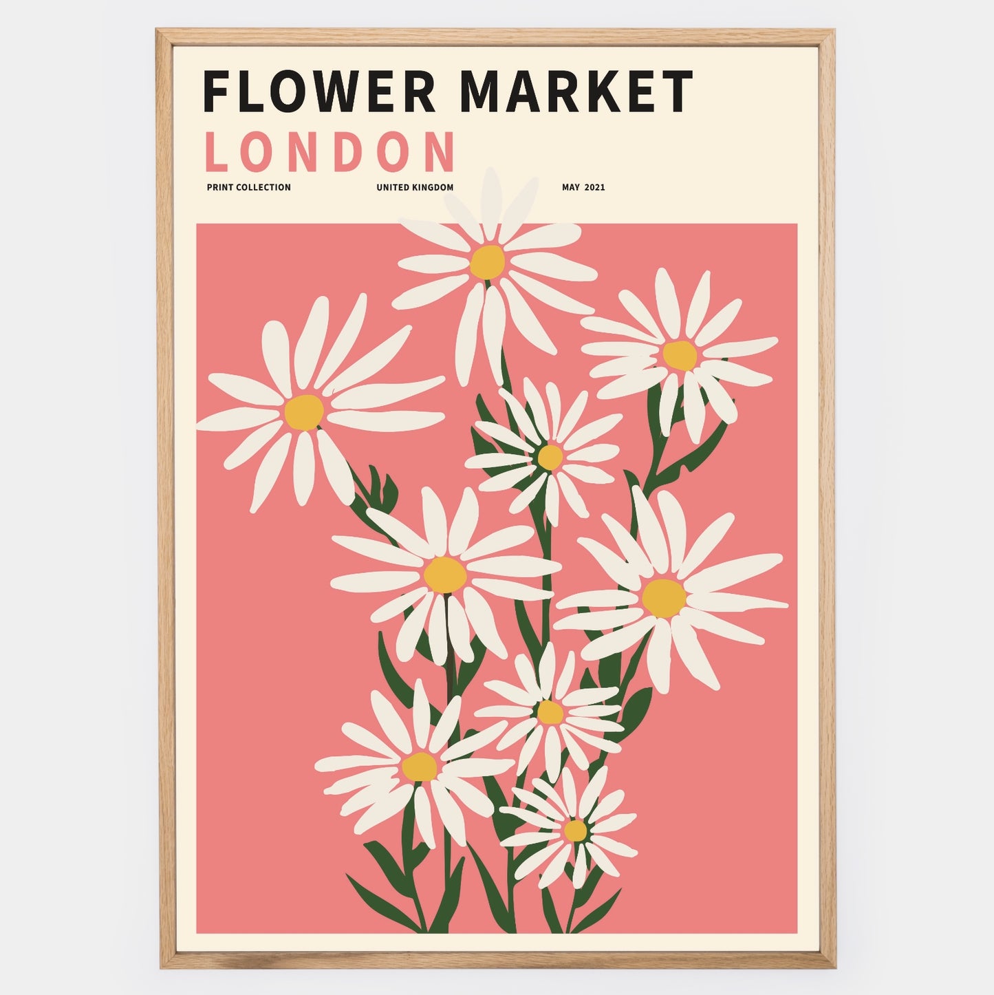 Flower Market London poster