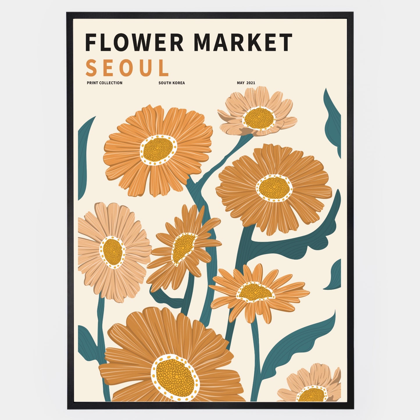 Flower Market Seoul II poster.