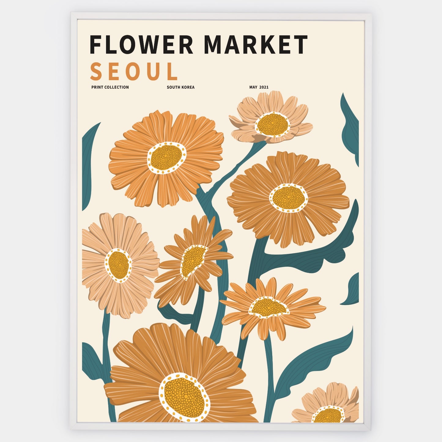 Flower Market Seoul II poster.
