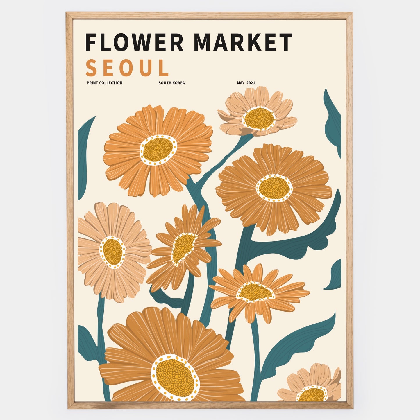 Flower Market Seoul II poster.