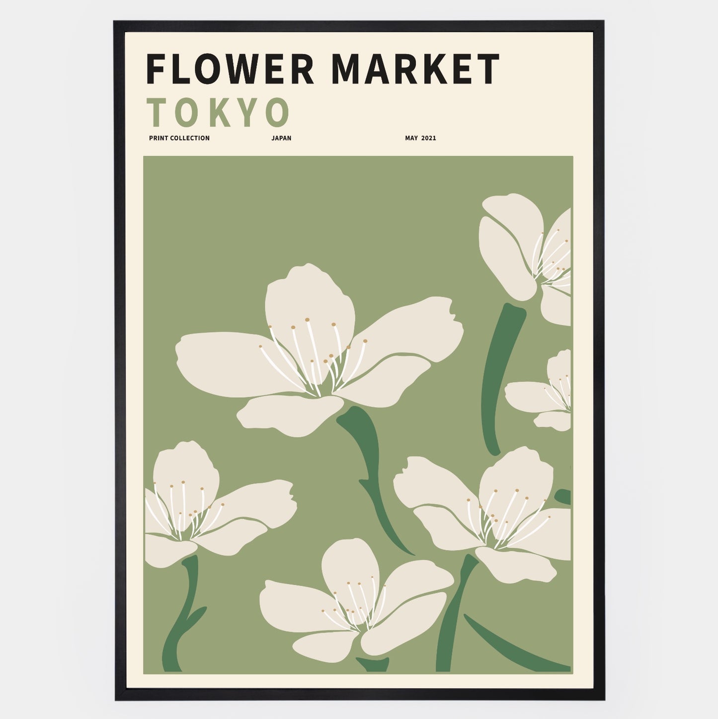 Flower Market Tokyo poster