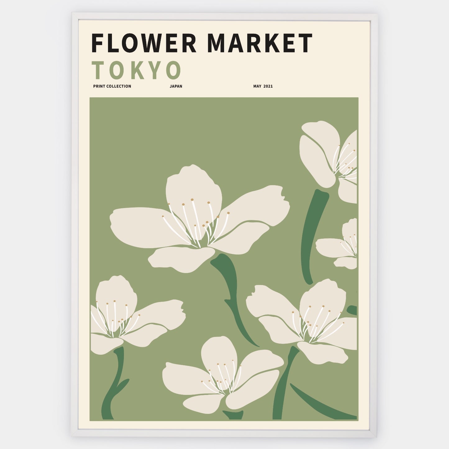 Flower Market Tokyo poster