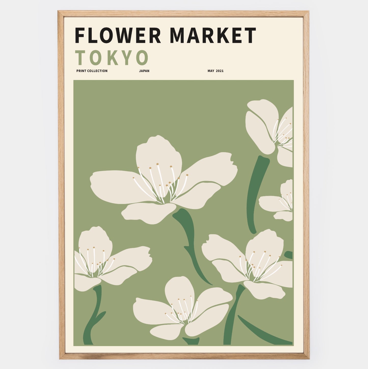 Flower Market Tokyo poster