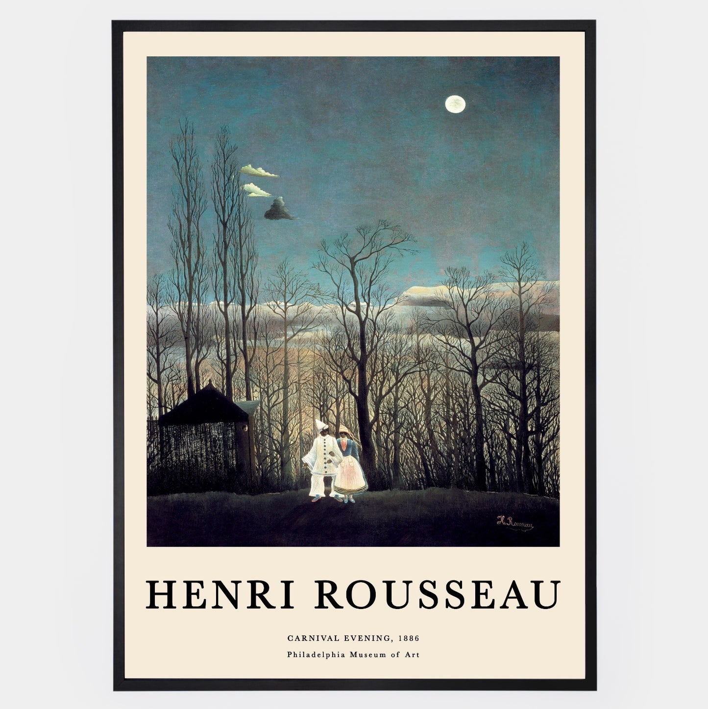 Carnival Evening poster | Henri Rousseau