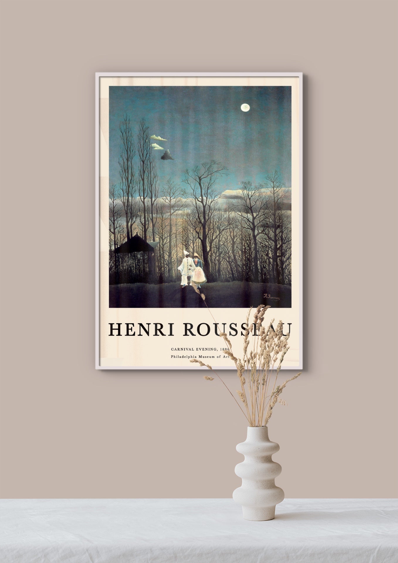 Carnival Evening poster | Henri Rousseau