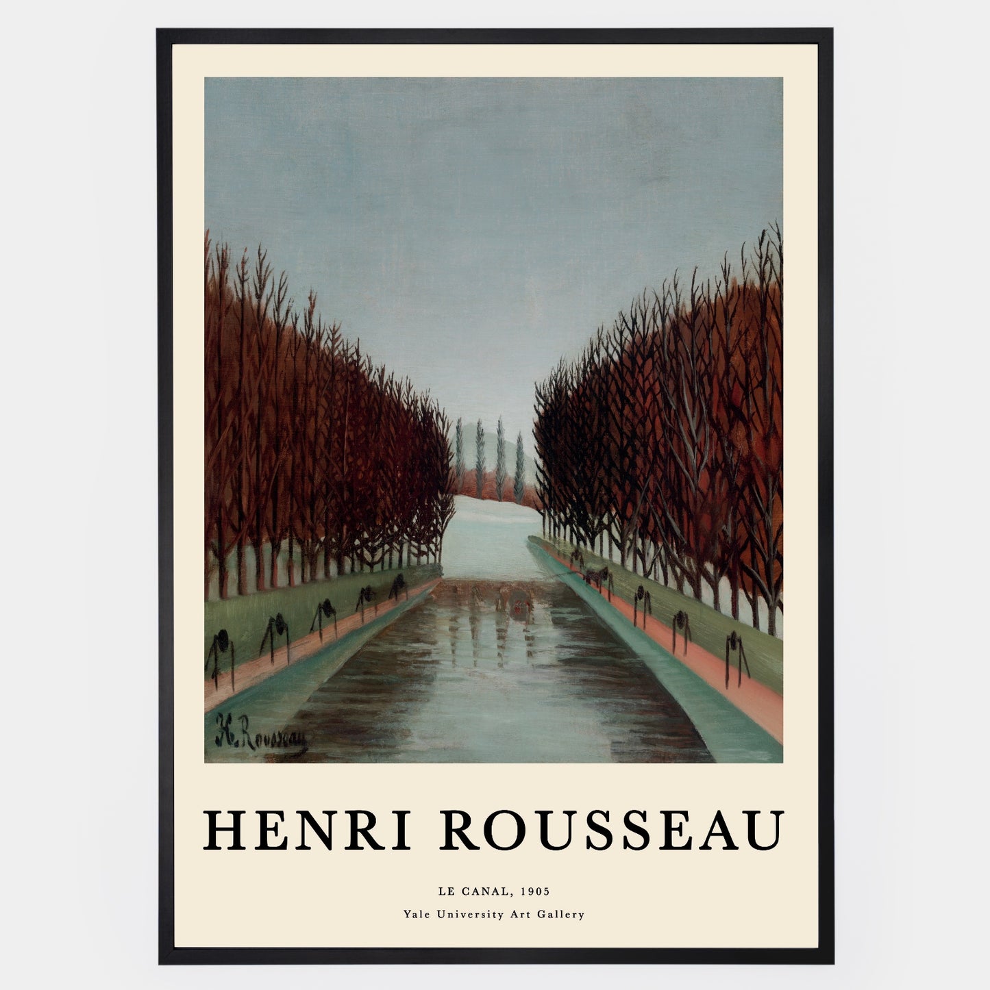 Le Canal Poster | Henri Rousseau