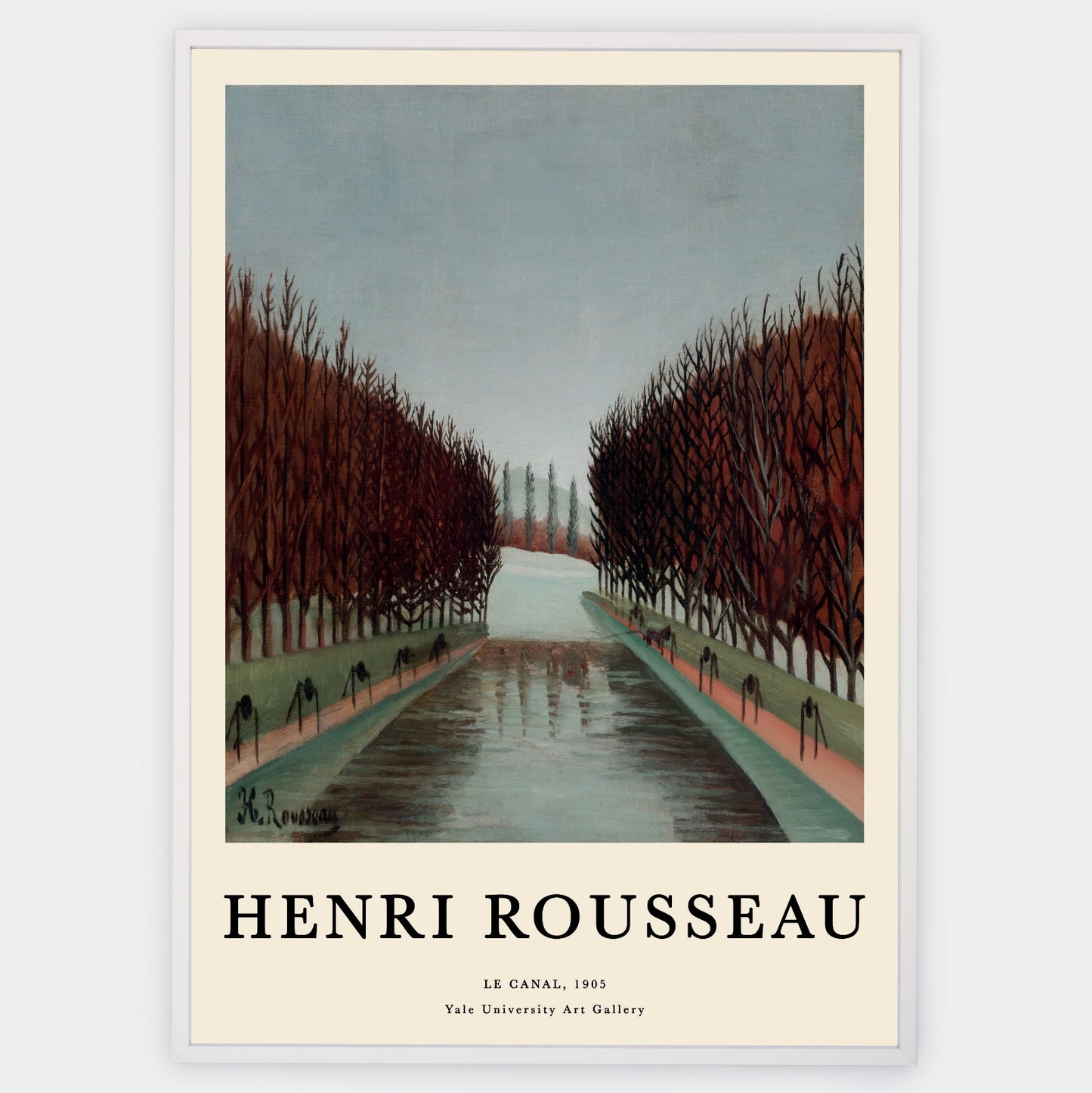 Le Canal Poster | Henri Rousseau